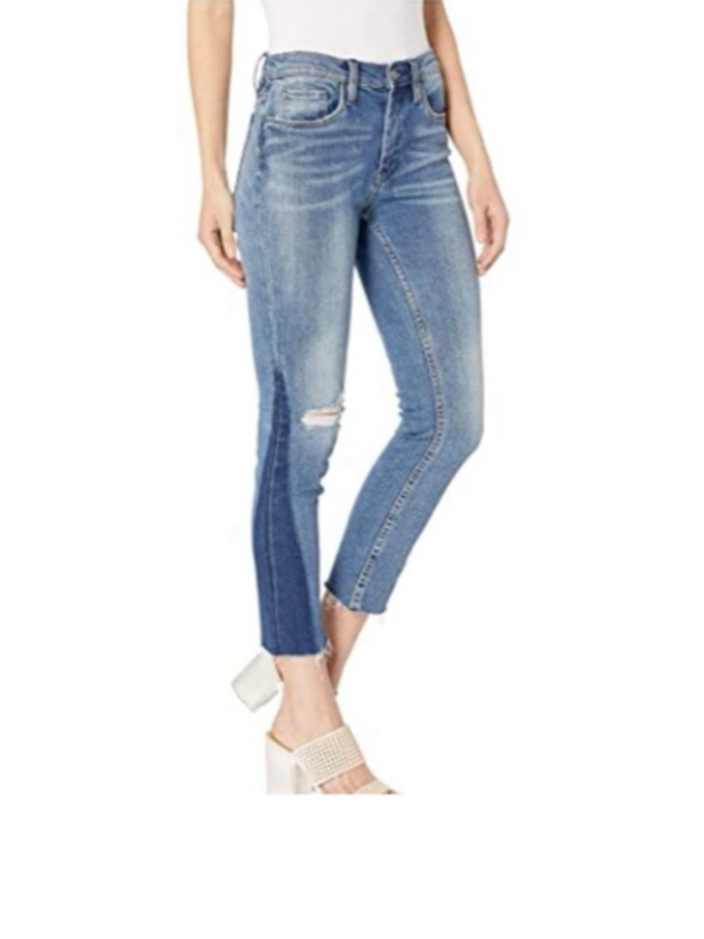 Blank NYC | The Madison Crop High-Rise Denim in Gnarly | Size 26